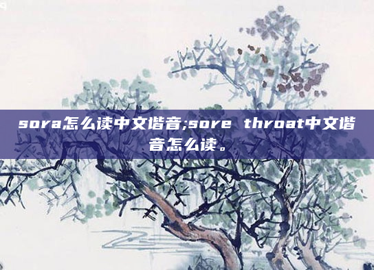 sora怎么读中文谐音;sore throat中文谐音怎么读。