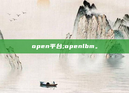 open平台;openlbm。