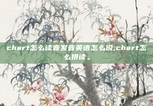 chart怎么读音发音英语怎么说;chart怎么拼读。
