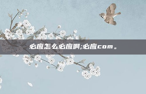 必应怎么必应啊;必应com。
