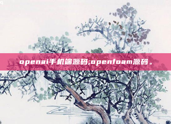 openai手机端源码;openfoam源码。