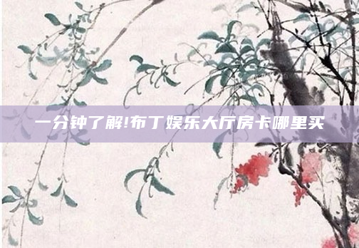 一分钟了解!布丁娱乐大厅房卡哪里买