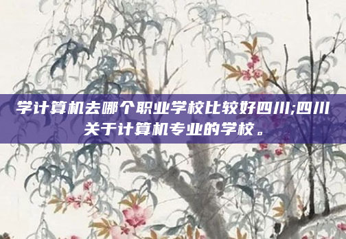 学计算机去哪个职业学校比较好四川;四川关于计算机专业的学校。